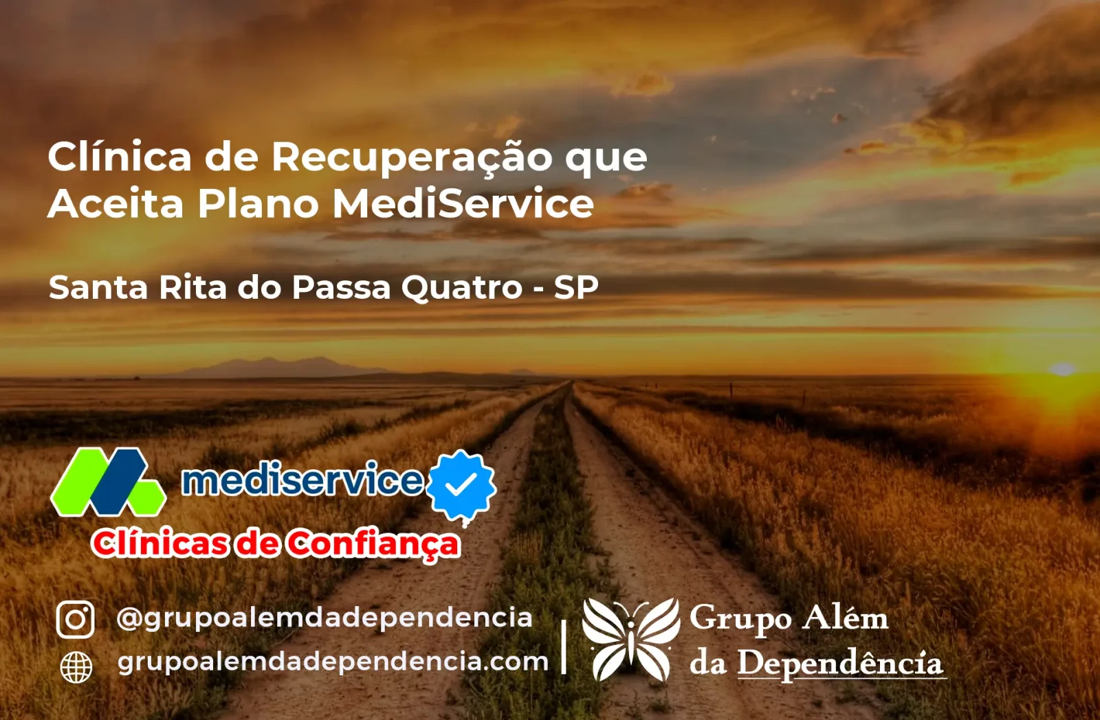 Clínica de Recuperação que Aceita Mediservice em Santa Rita do Passa Quatro - SP