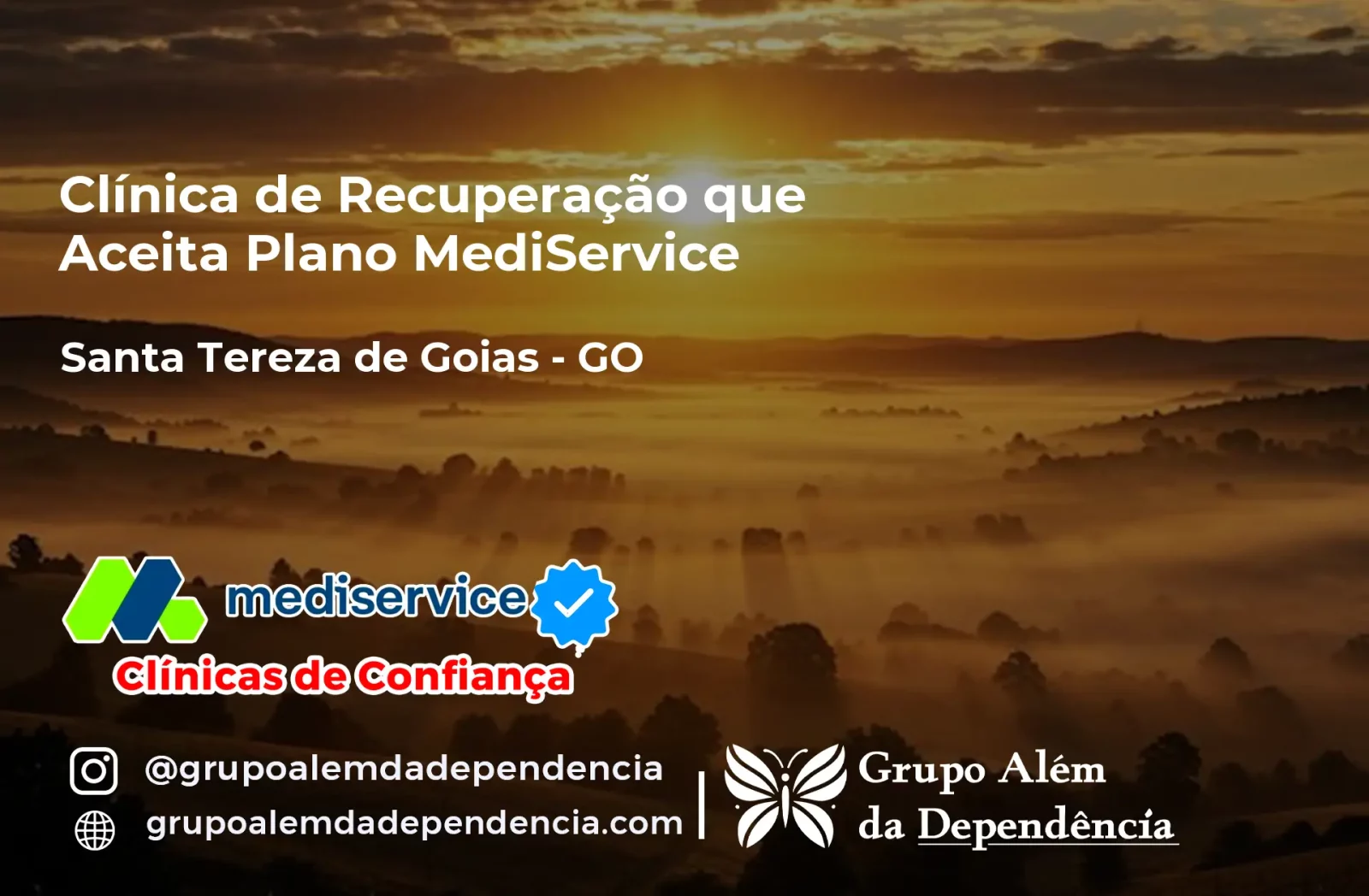 Clínica de Recuperação que Aceita Mediservice em Santa Tereza de Goiás - GO