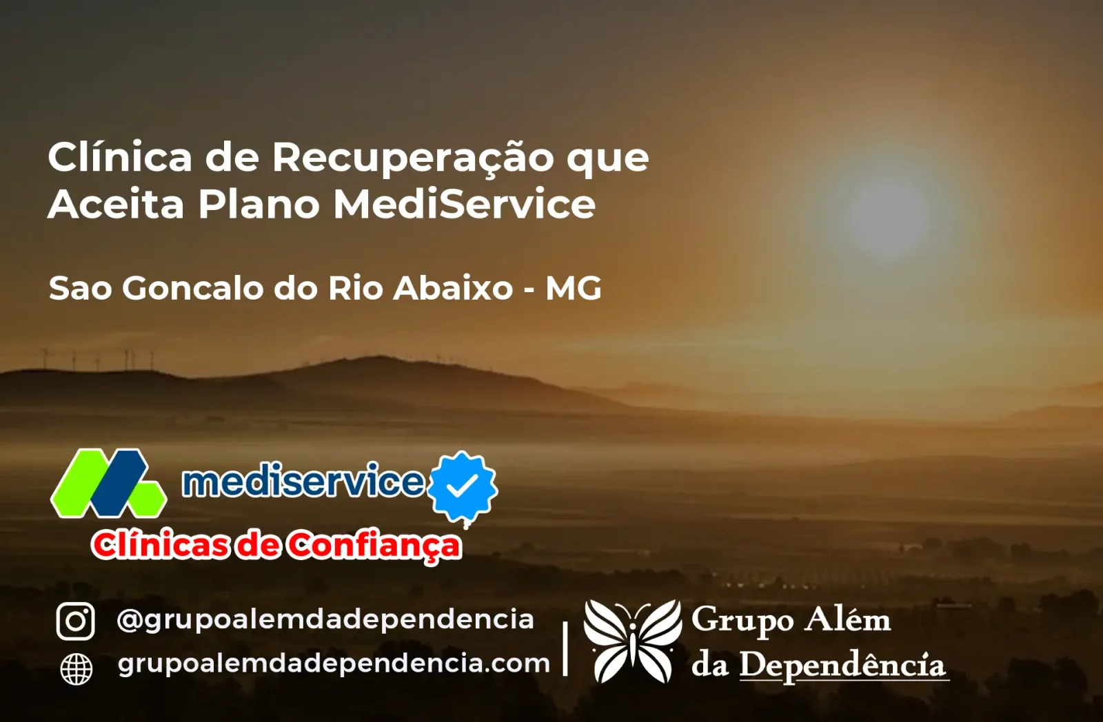 Clínica de Recuperação que Aceita Mediservice em São Gonçalo do Rio Abaixo - MG