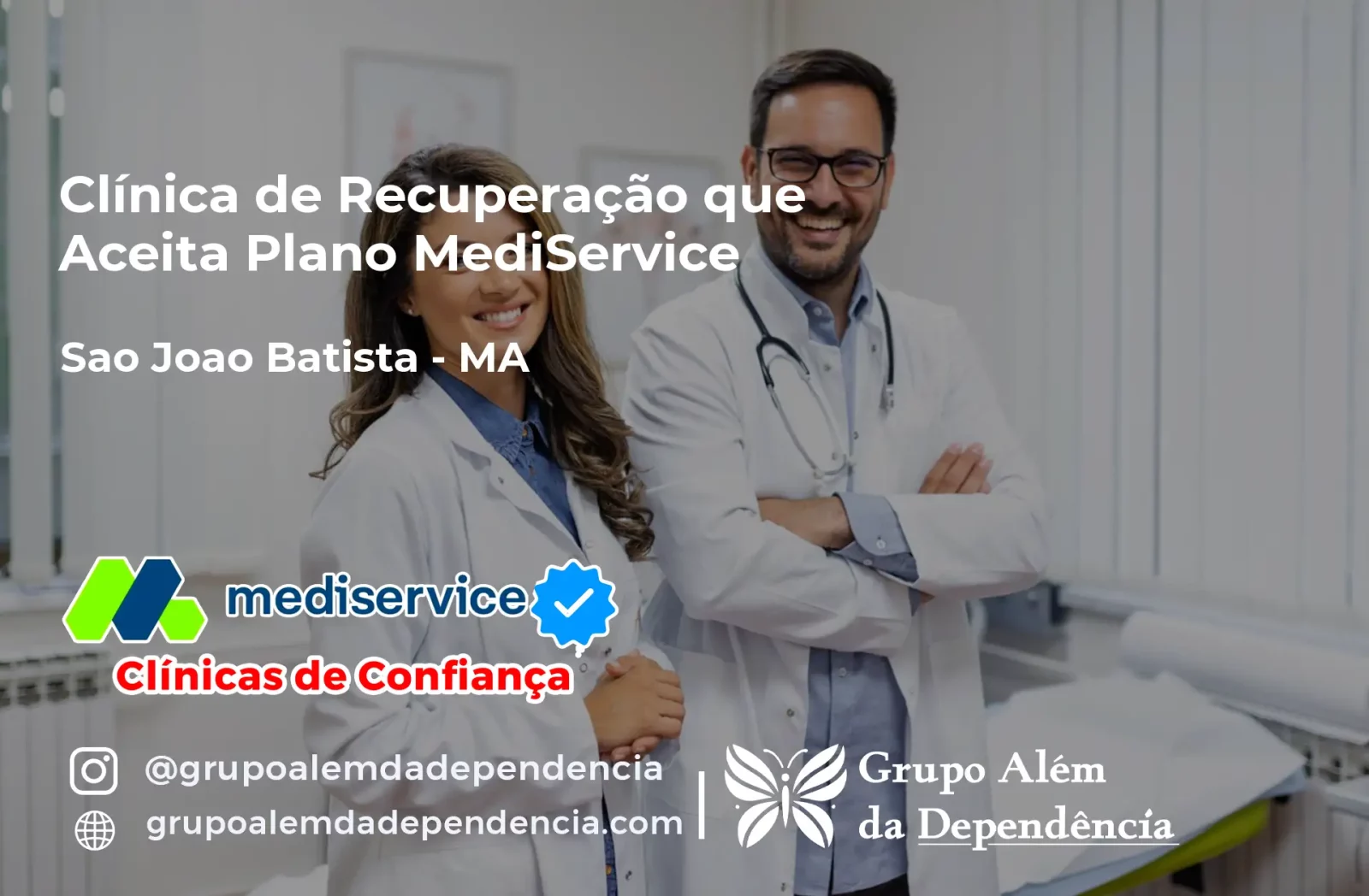 Clínica de Recuperação que Aceita Mediservice em São João Batista - MA