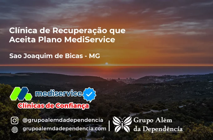 Clínica de Recuperação que Aceita Mediservice em São Joaquim de Bicas - MG