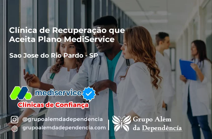 Clínica de Recuperação que Aceita Mediservice em São José do Rio Pardo - SP