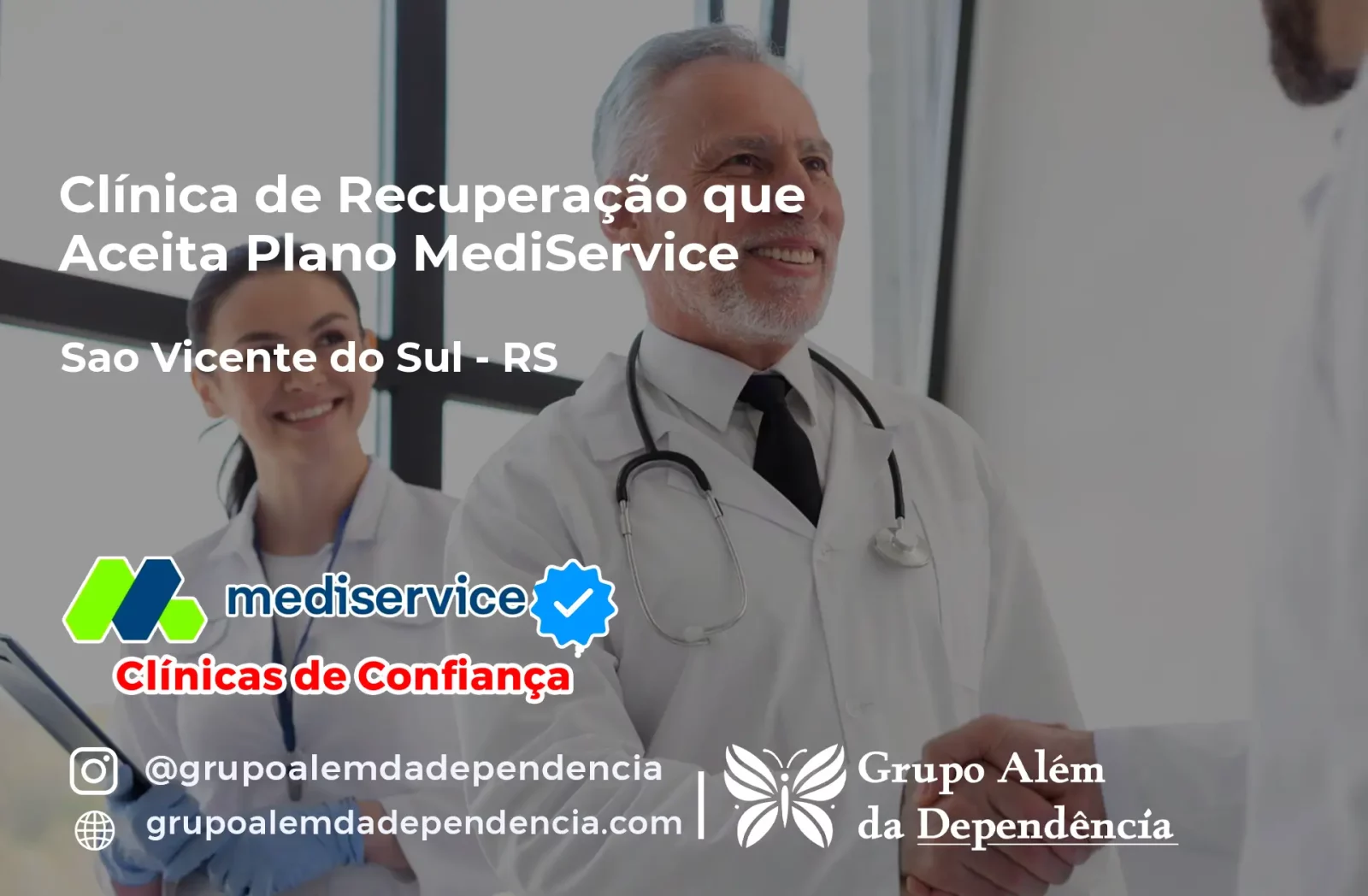 Clínica de Recuperação que Aceita Mediservice em São Vicente do Sul - RS
