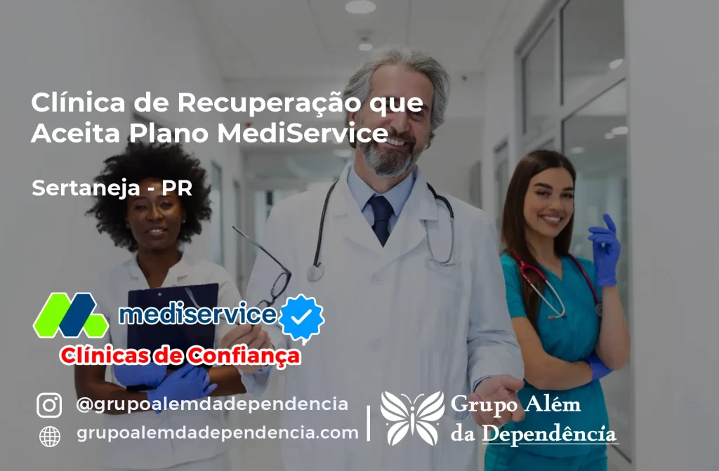 Clínica de Recuperação que Aceita Mediservice em Sertaneja - PR 1 Clínica de Recuperação que Aceita Mediservice em Sertaneja - PR