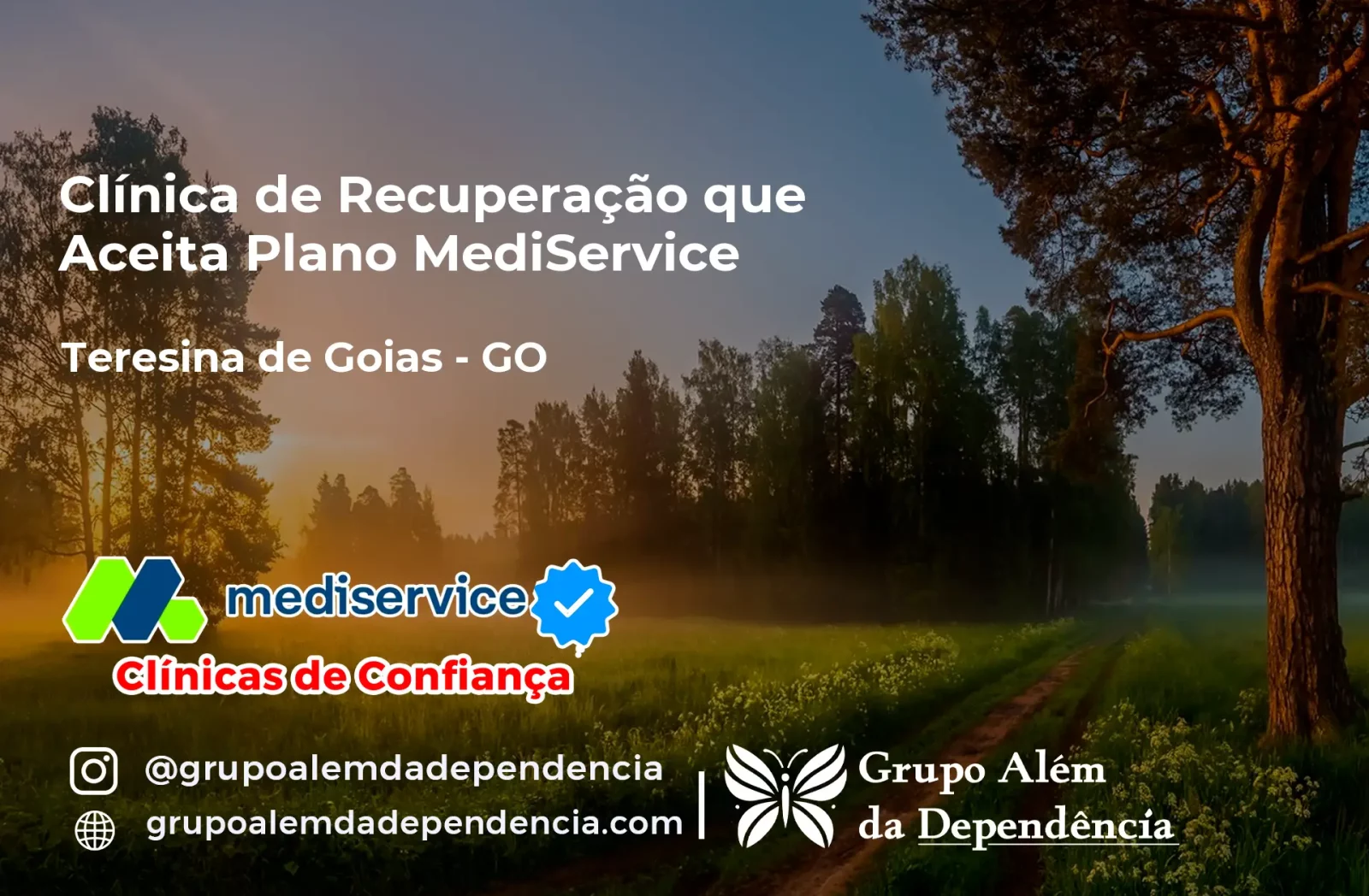 Clínica de Recuperação que Aceita Mediservice em Teresina de Goiás - GO