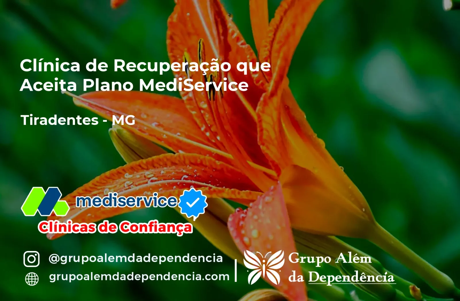 Clínica de Recuperação que Aceita Mediservice em Tiradentes - MG