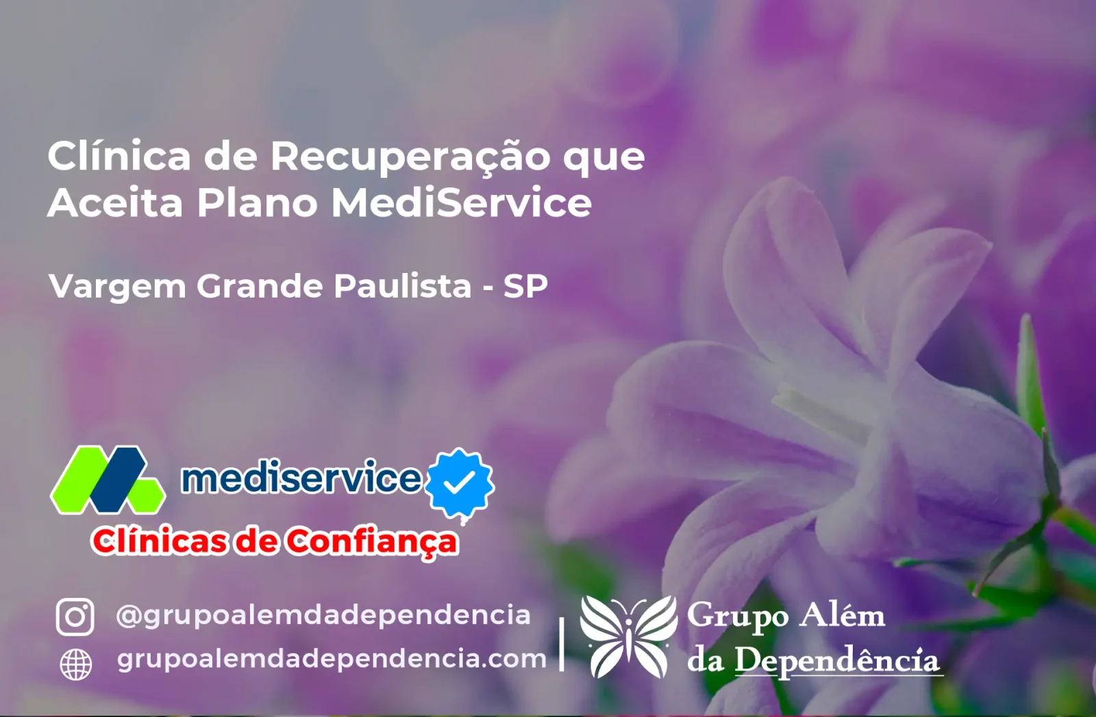 Clínica de Recuperação que Aceita Mediservice em Vargem Grande Paulista - SP