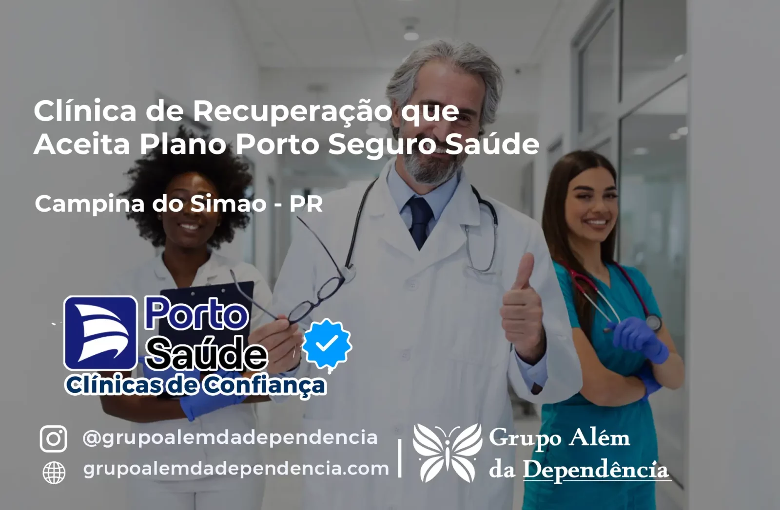 Clínica de Recuperação que Aceita Porto Seguro Saúde em Campina do Simão - PR