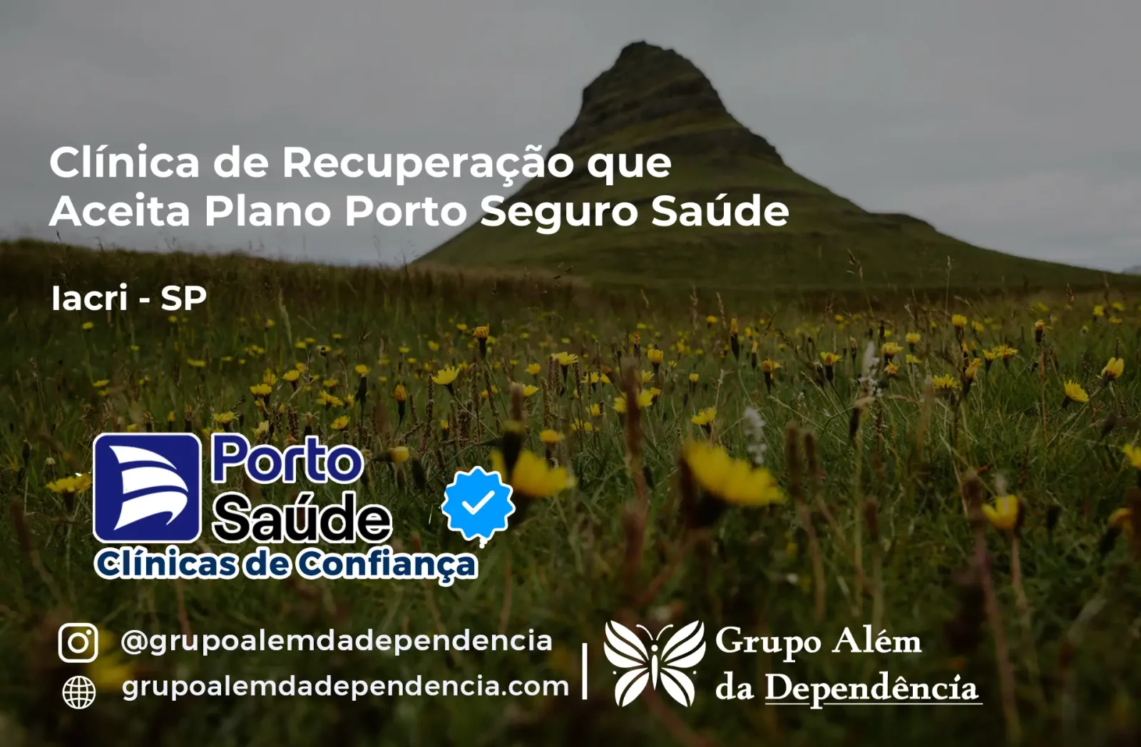 Clínica de Recuperação que Aceita Porto Seguro Saúde em Iacri - SP