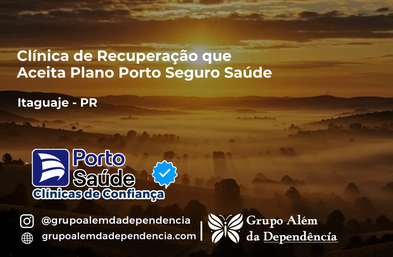 Clínica de Recuperação que Aceita Porto Seguro Saúde em Itaguajé - PR