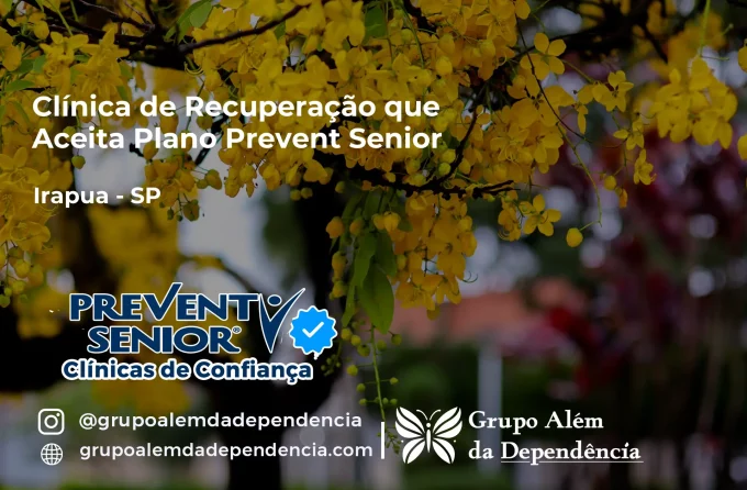 Clínica de Recuperação que Aceita Prevent Senior em Irapuã - SP