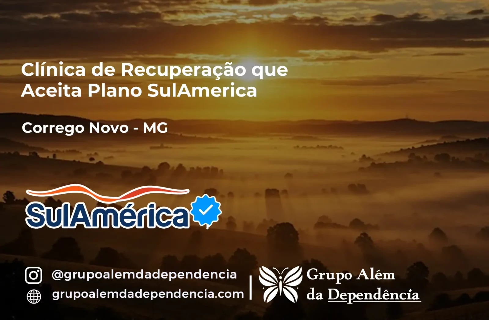 Clínica de Recuperação que Aceita SulAmérica em Córrego Novo -MG
