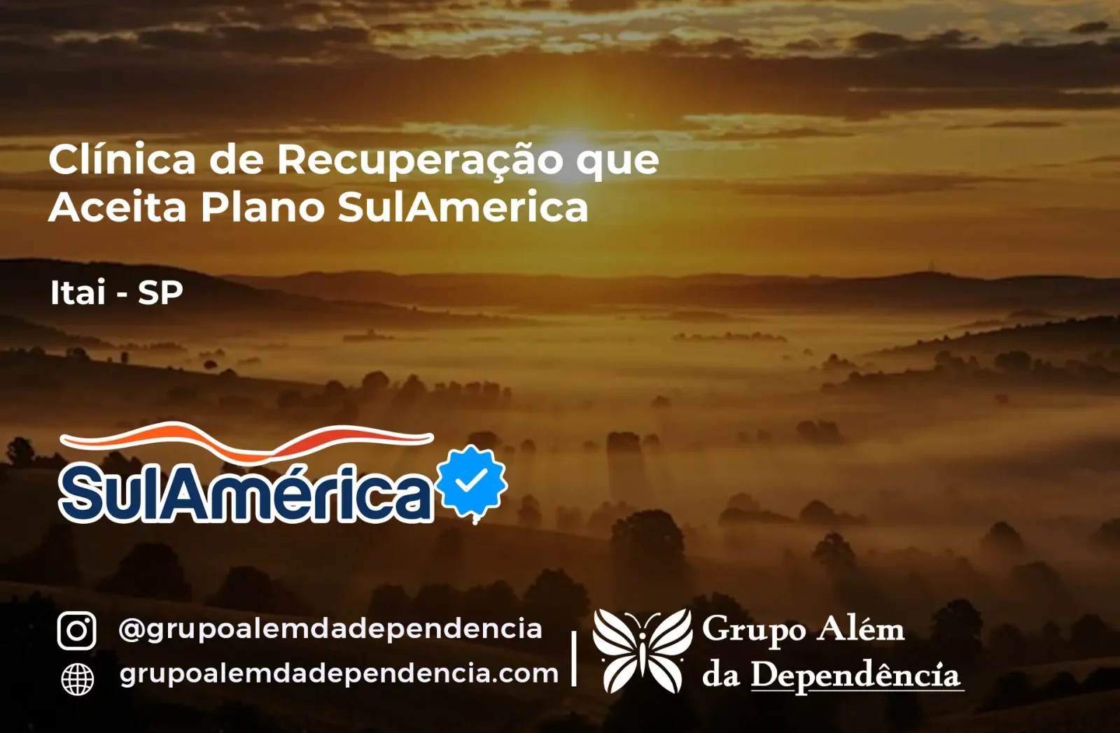 Clínica de Recuperação que Aceita SulAmérica em Itaí -SP