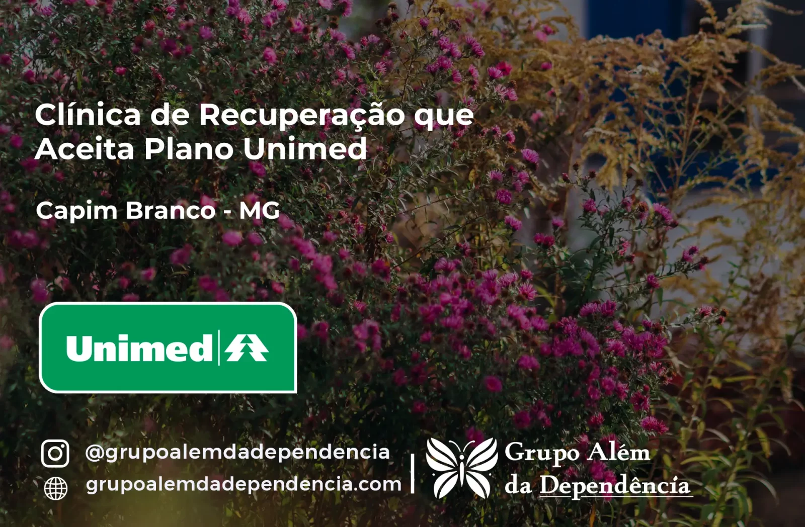 Clínica de Recuperação que Aceita Unimed em Capim Branco - MG