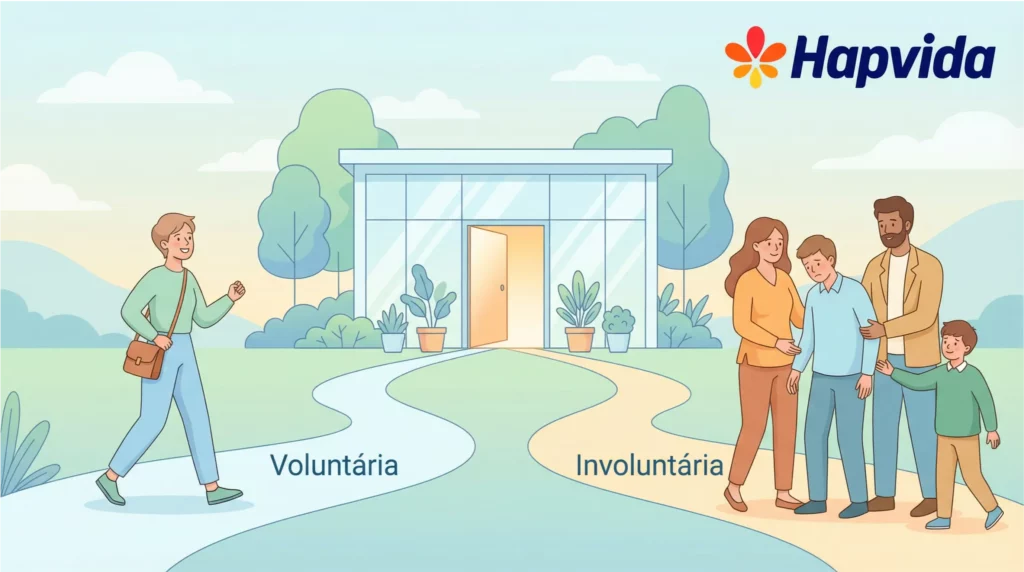 Tipos de Internação para clínica de recuperação cobertas pelo plano Hapvida