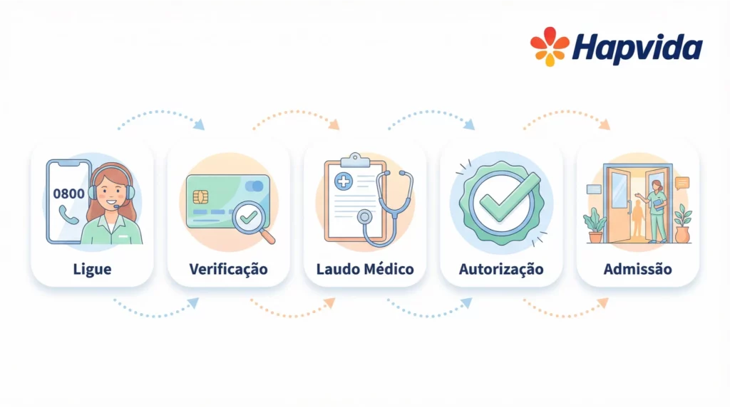 Passo a Passo para ativação de Plano Hapvida em clínica de recuperação