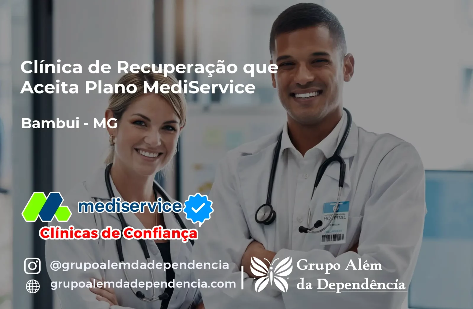 Clínica de Recuperação que Aceita Mediservice em Bambuí - MG