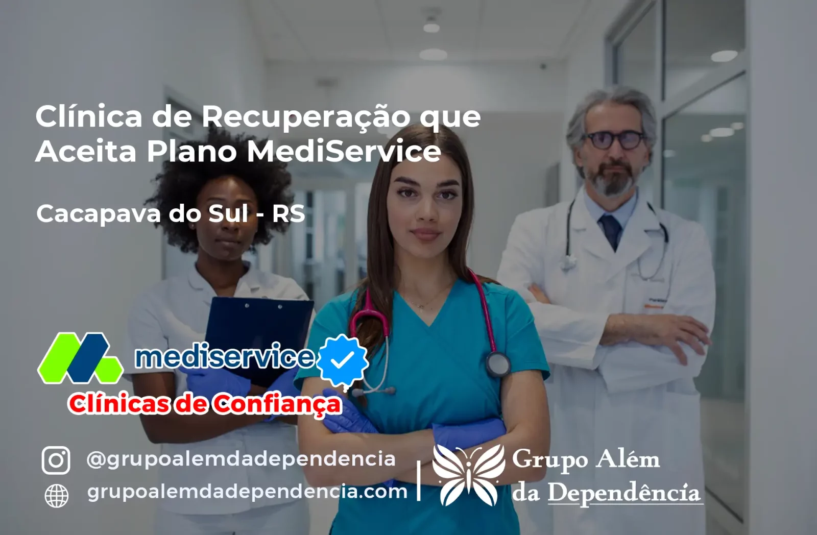 Clínica de Recuperação que Aceita Mediservice em Caçapava do Sul - RS