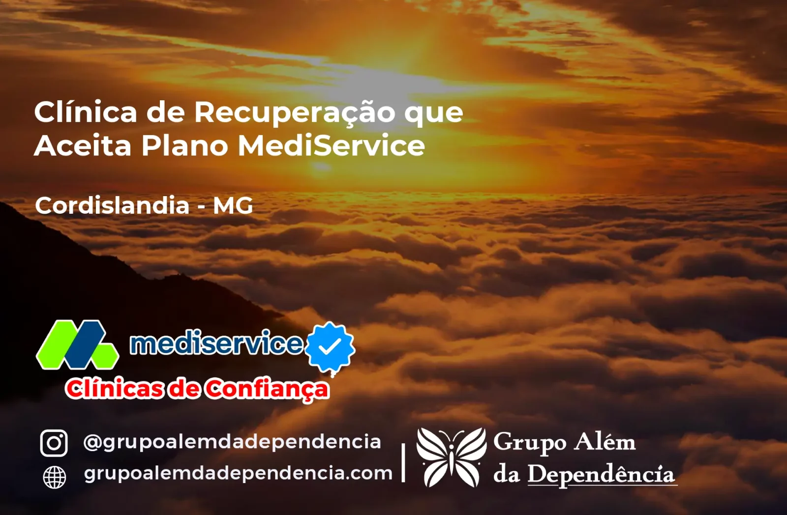 Clínica de Recuperação que Aceita Mediservice em Cordislândia - MG