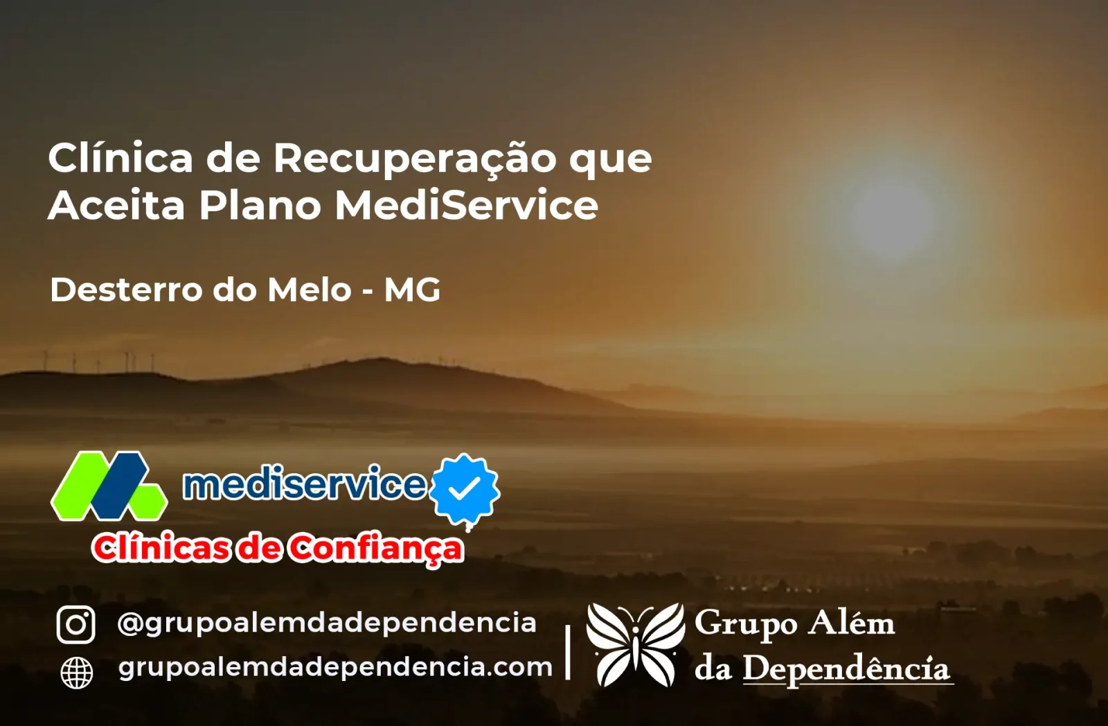 Clínica de Recuperação que Aceita Mediservice em Desterro do Melo - MG