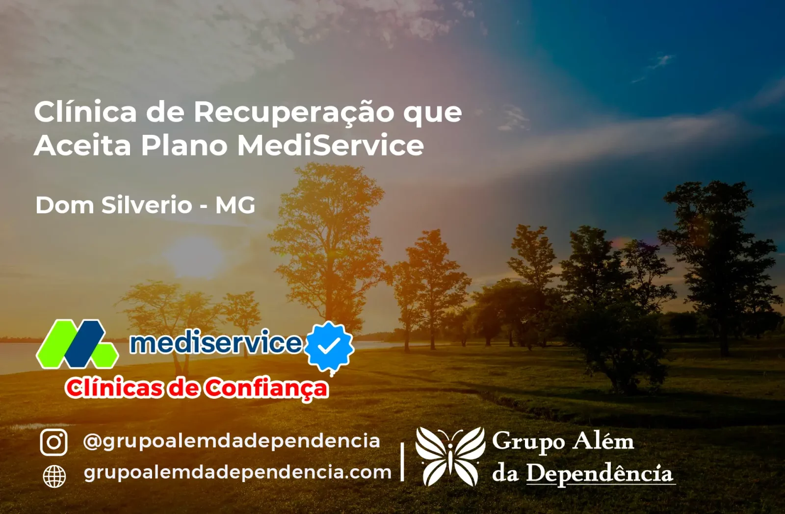 Clínica de Recuperação que Aceita Mediservice em Dom Silvério - MG