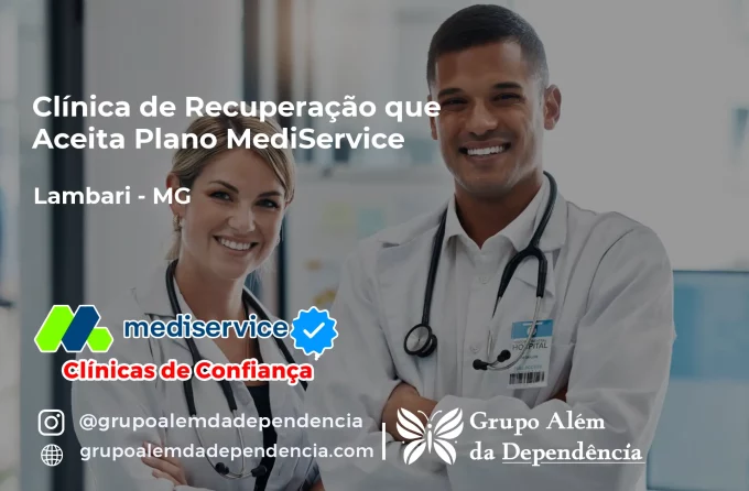 Clínica de Recuperação que Aceita Mediservice em Lambari - MG