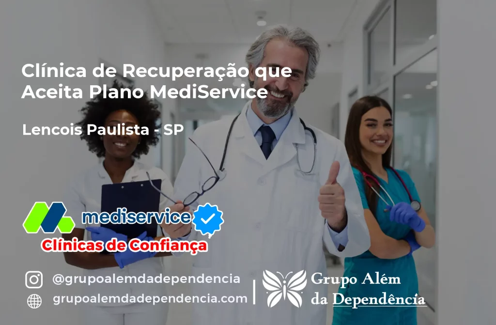 Clínica de Recuperação que Aceita Mediservice em Lençóis Paulista - SP 1 Clínica de Recuperação que Aceita Mediservice em Lençóis Paulista - SP