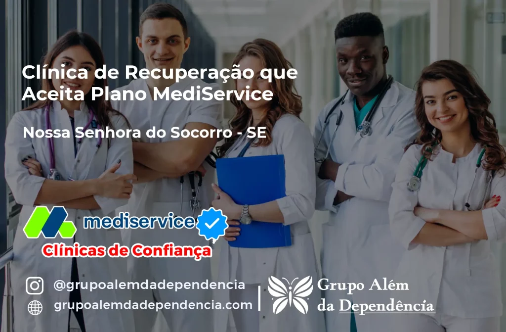 Clínica de Recuperação que Aceita Mediservice em Nossa Senhora do Socorro - SE 1 Clínica de Recuperação que Aceita Mediservice em Nossa Senhora do Socorro - SE