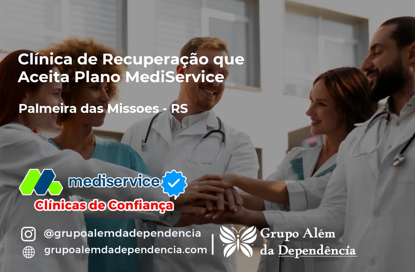 Clínica de Recuperação que Aceita Mediservice em Palmeira das Missões - RS