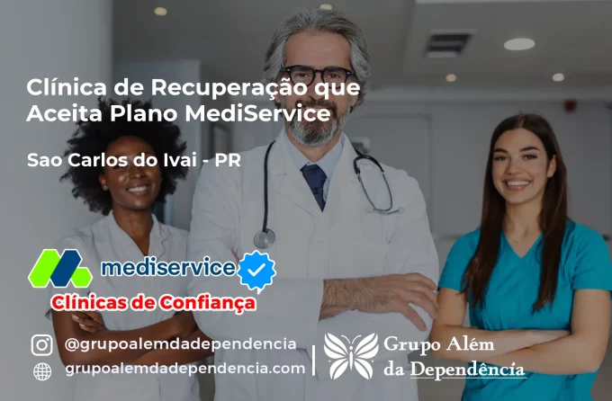 Clínica de Recuperação que Aceita Mediservice em São Carlos do Ivaí - PR