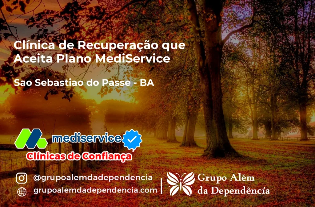 Clínica de Recuperação que Aceita Mediservice em São Sebastião do Passé - BA 1 Clínica de Recuperação que Aceita Mediservice em São Sebastião do Passé - BA