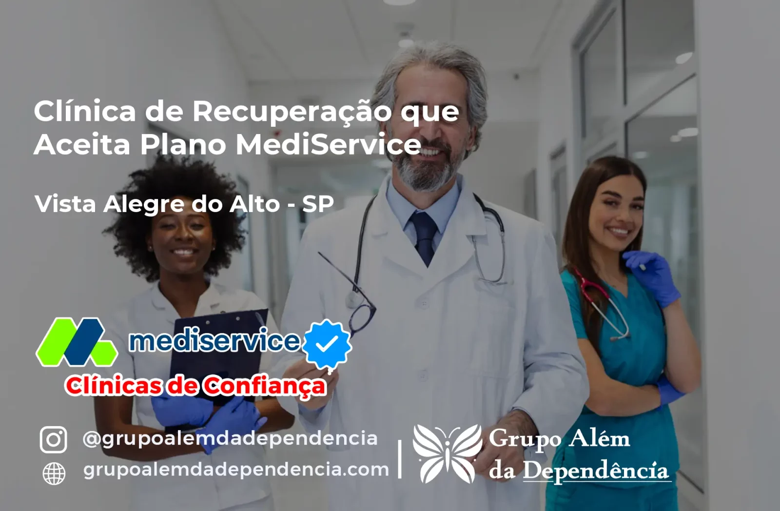 Clínica de Recuperação que Aceita Mediservice em Vista Alegre do Alto - SP
