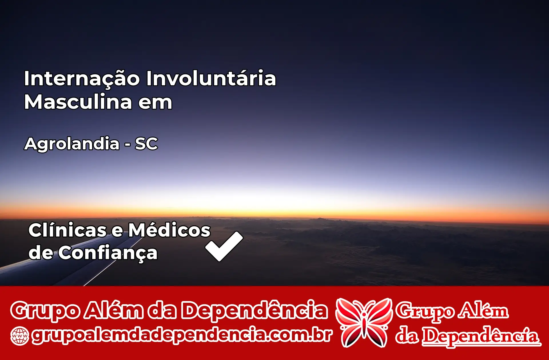Internação Involuntária Masculina em Agrolândia – SC