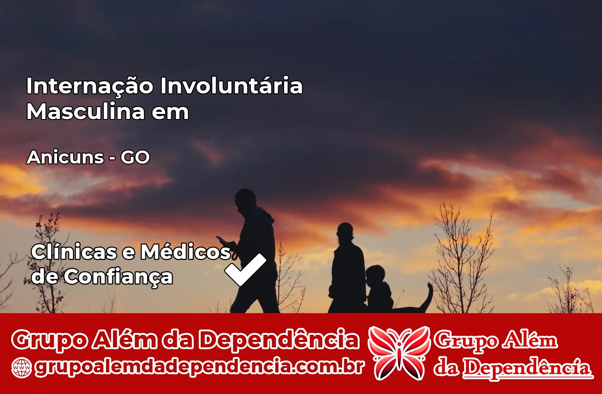 Internação Involuntária Masculina em Anicuns – GO