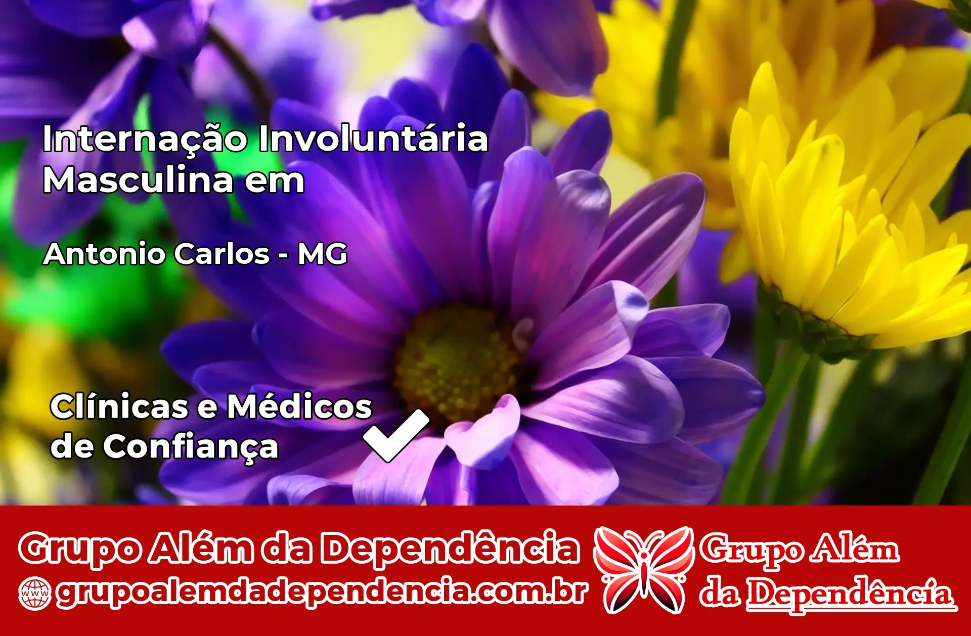 Internação Involuntária Masculina em Antônio Carlos – MG