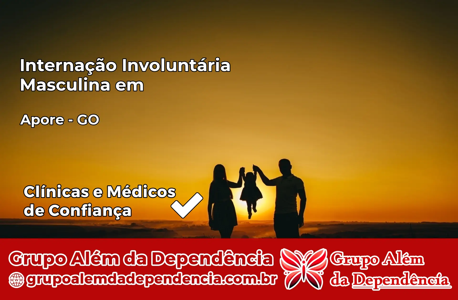 Internação Involuntária Masculina em Aporé – GO