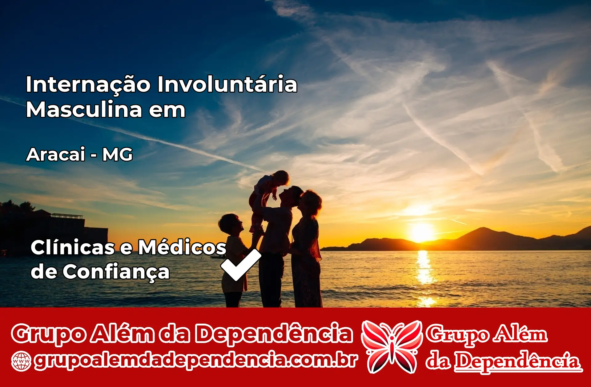 Internação Involuntária Masculina em Araçaí – MG