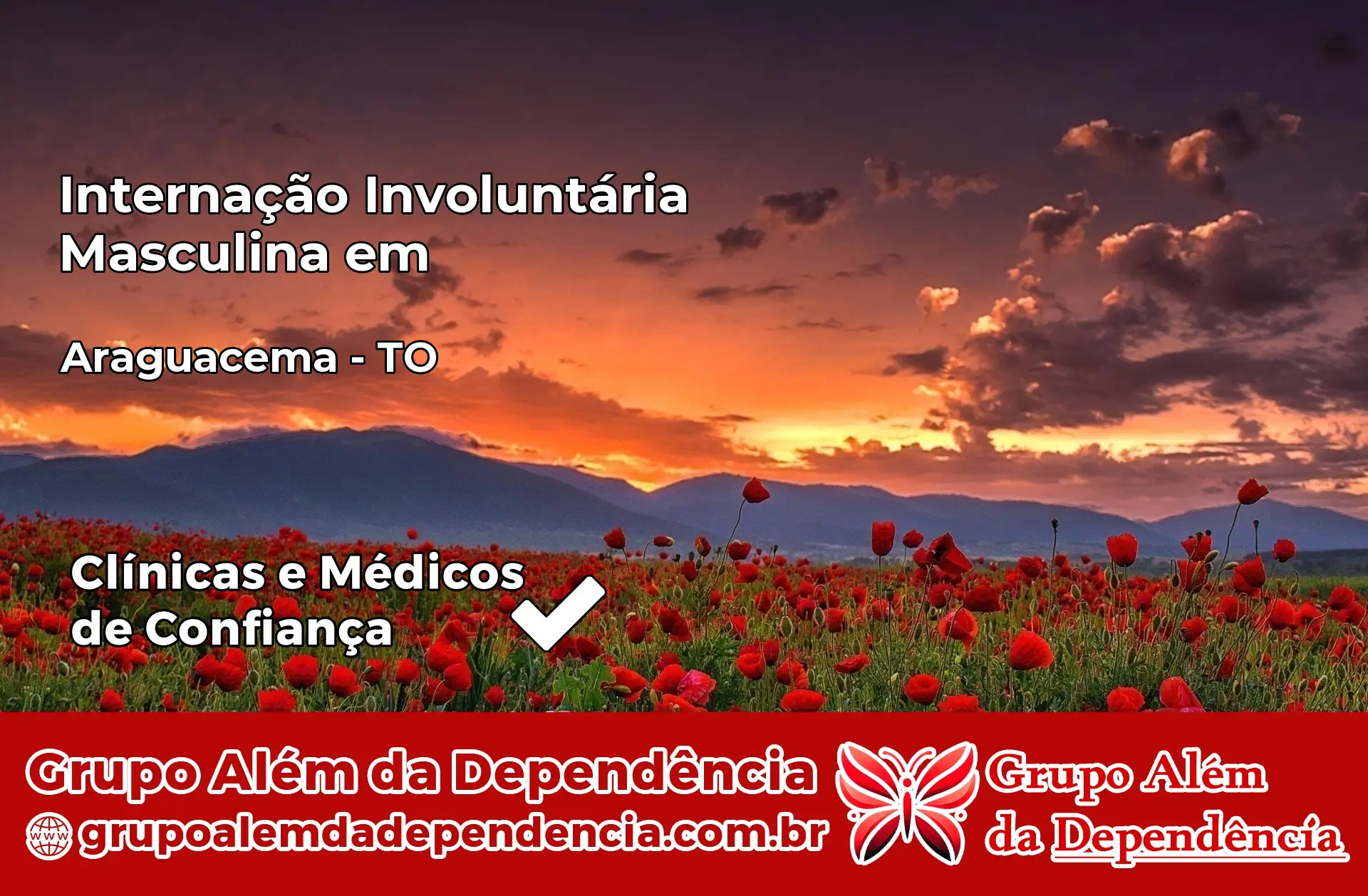 Internação Involuntária Masculina em Araguacema – TO