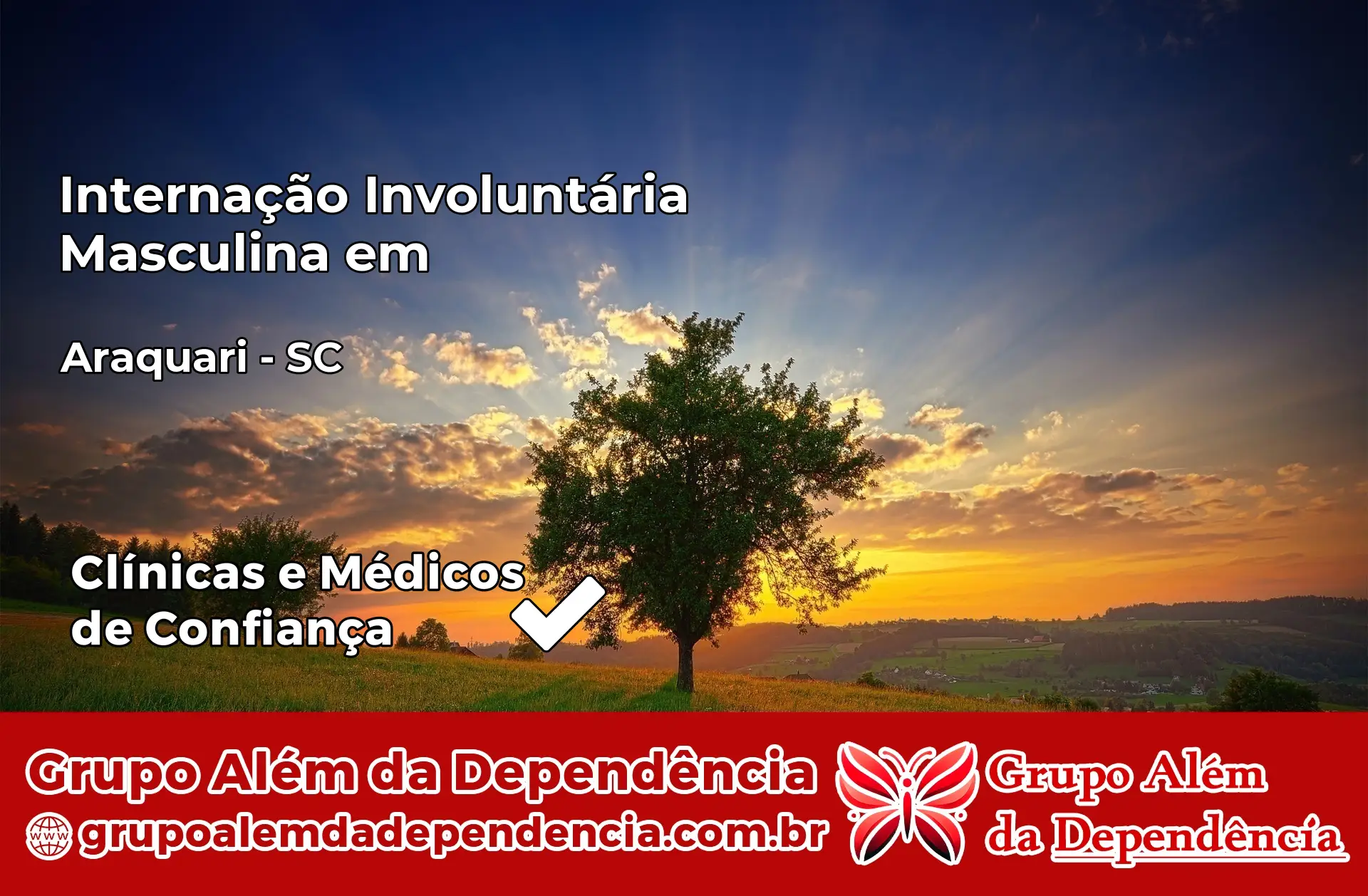 Internação Involuntária Masculina em Araquari – SC