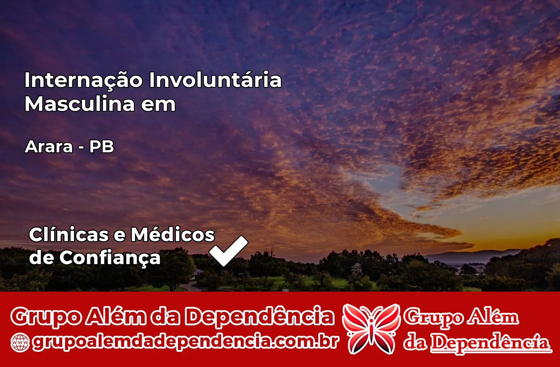 Internação Involuntária Masculina em Arara – PB