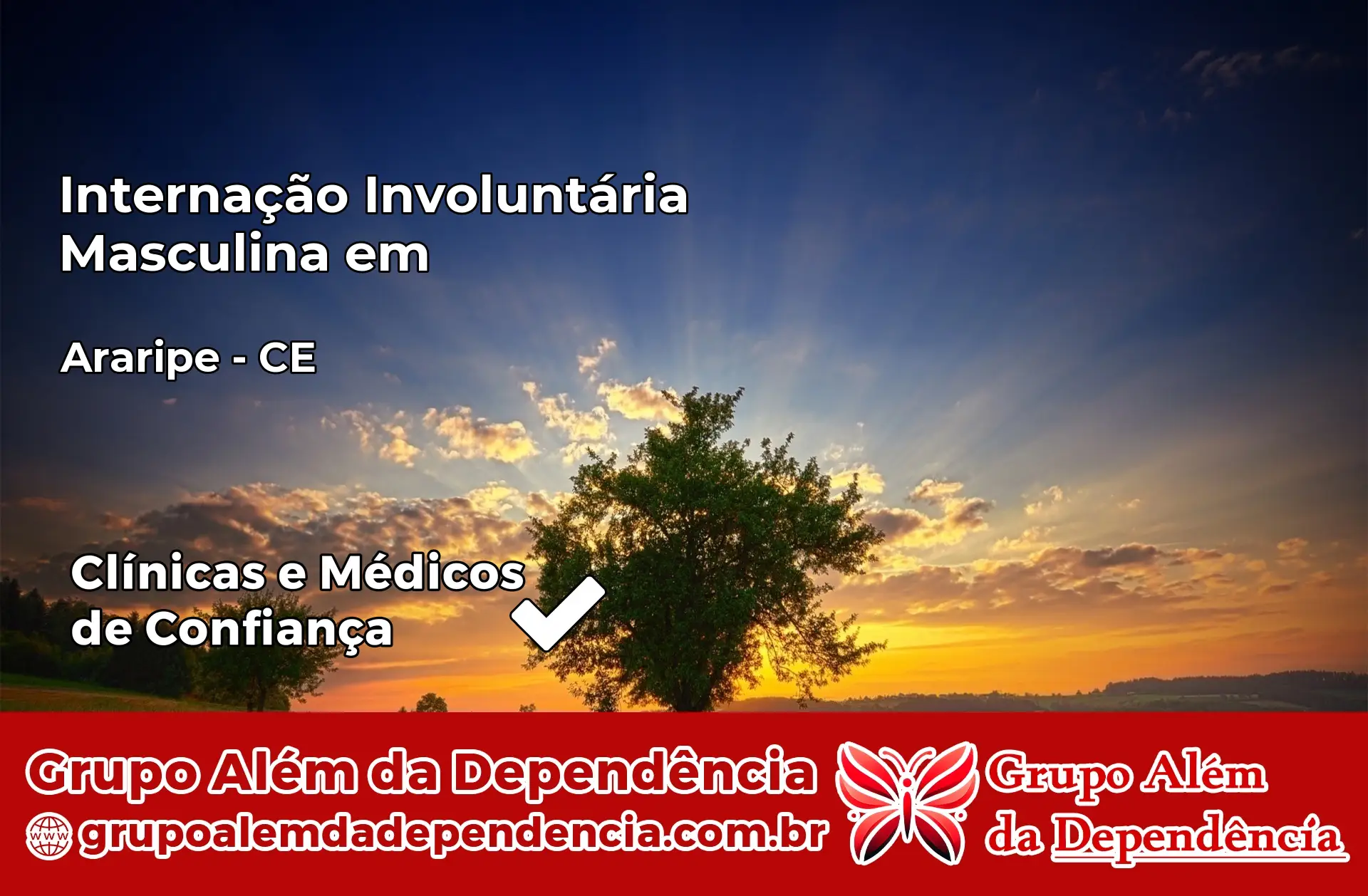 Internação Involuntária Masculina em Araripe – CE