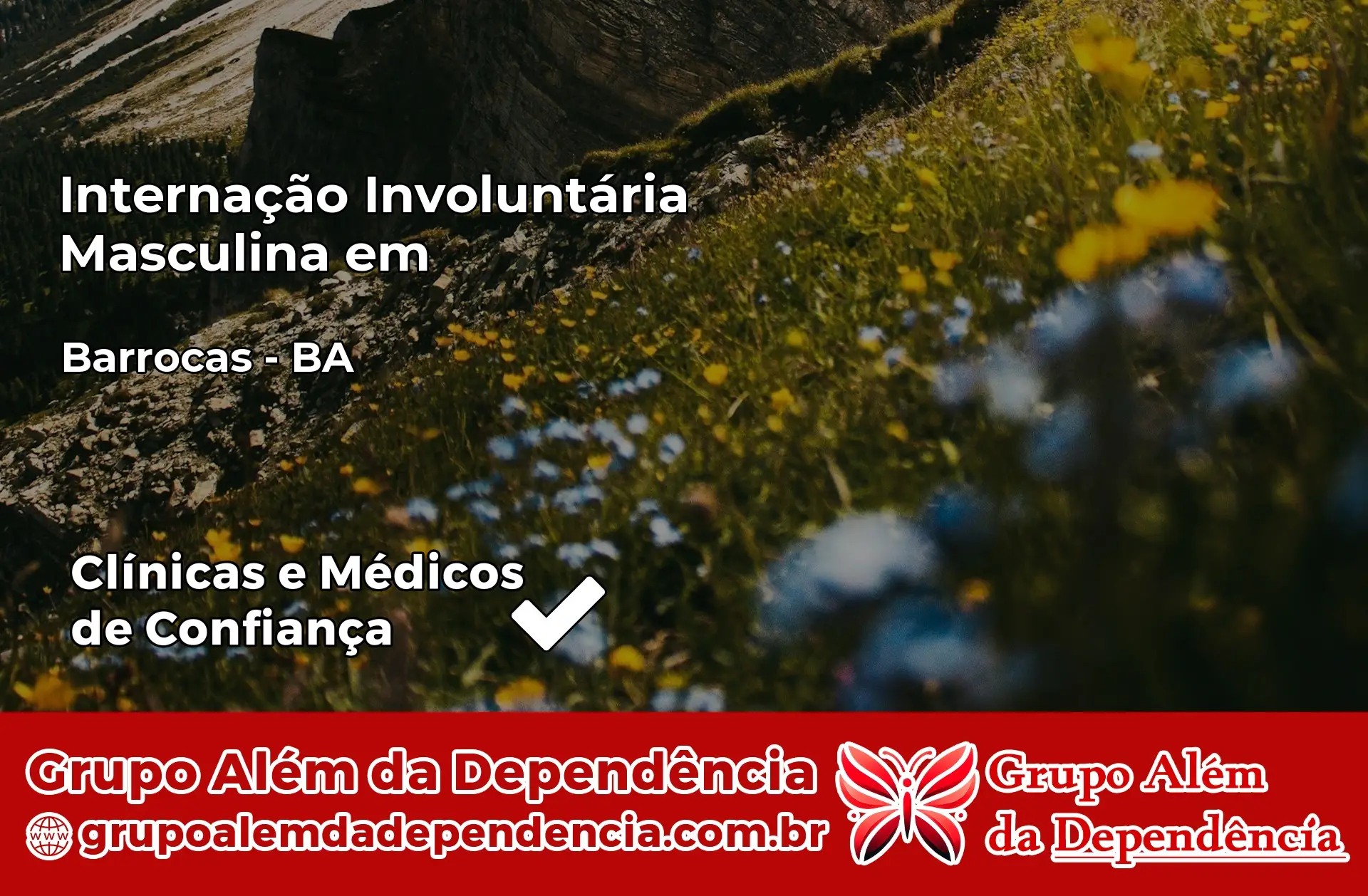 Internação Involuntária Masculina em Barrocas – BA