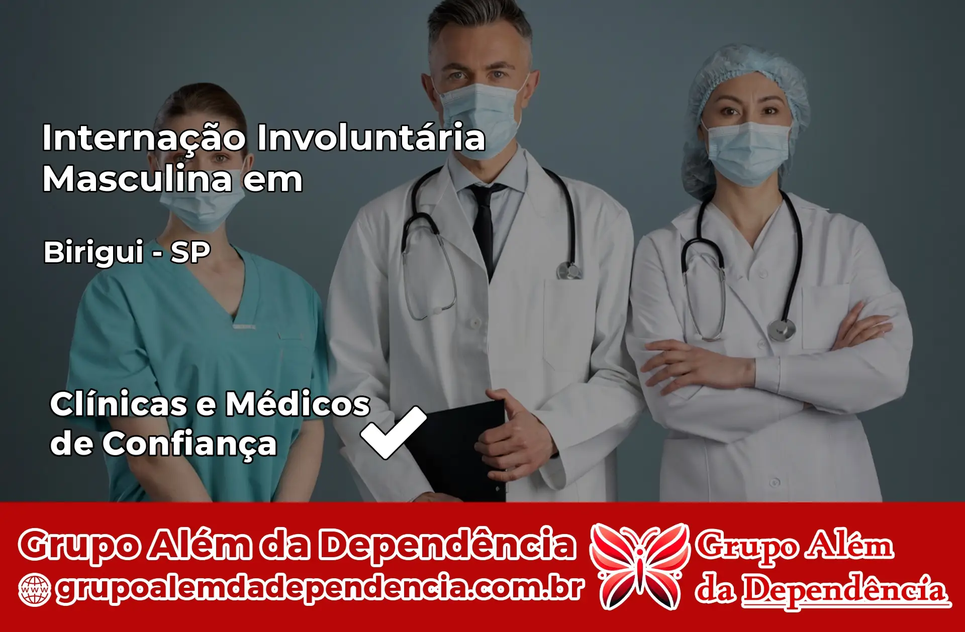 Internação Involuntária Masculina em Birigui – SP