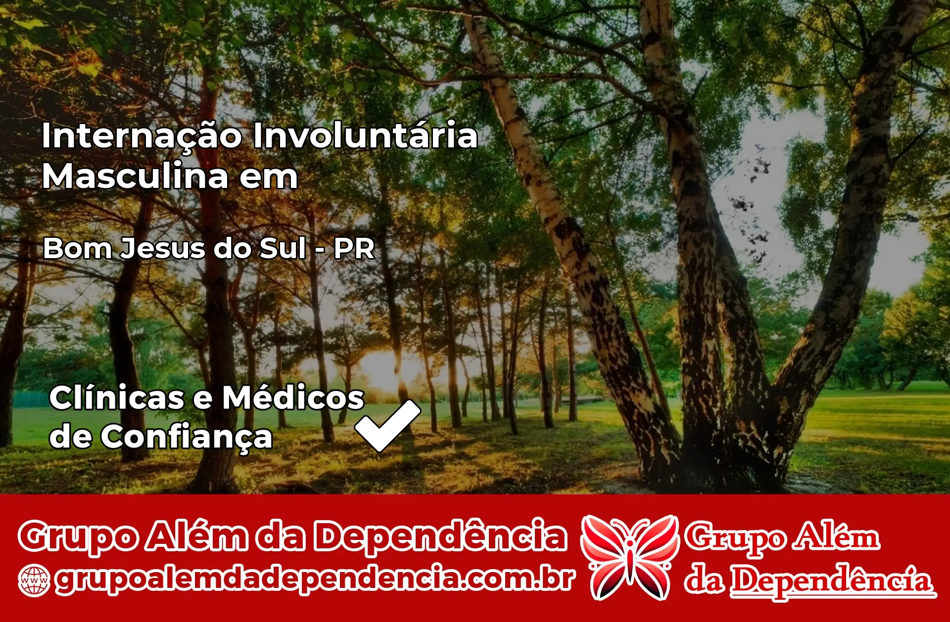 Internação Involuntária Masculina em Bom Jesus do Sul – PR