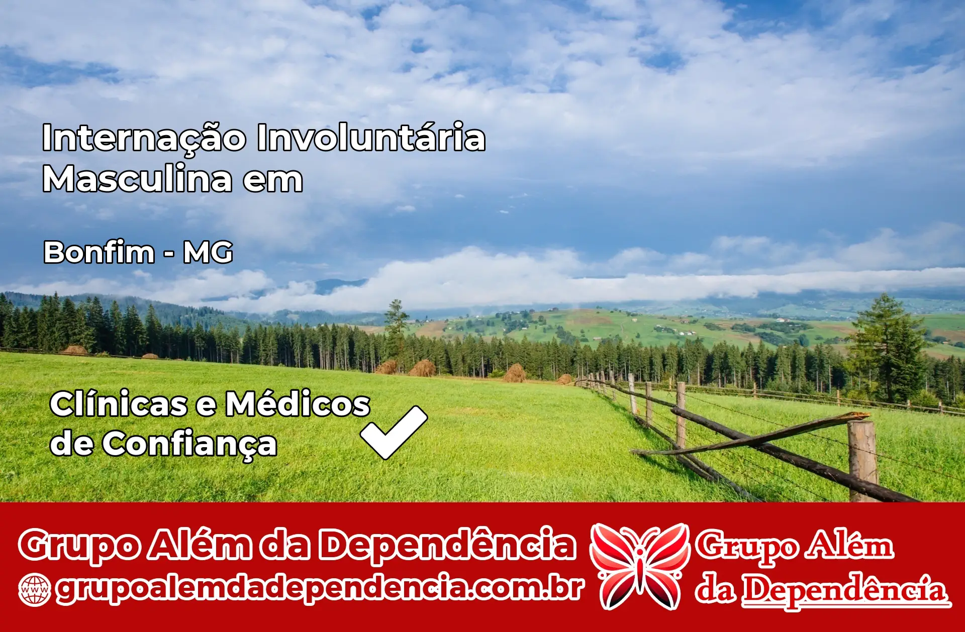 Internação Involuntária Masculina em Bonfim – MG