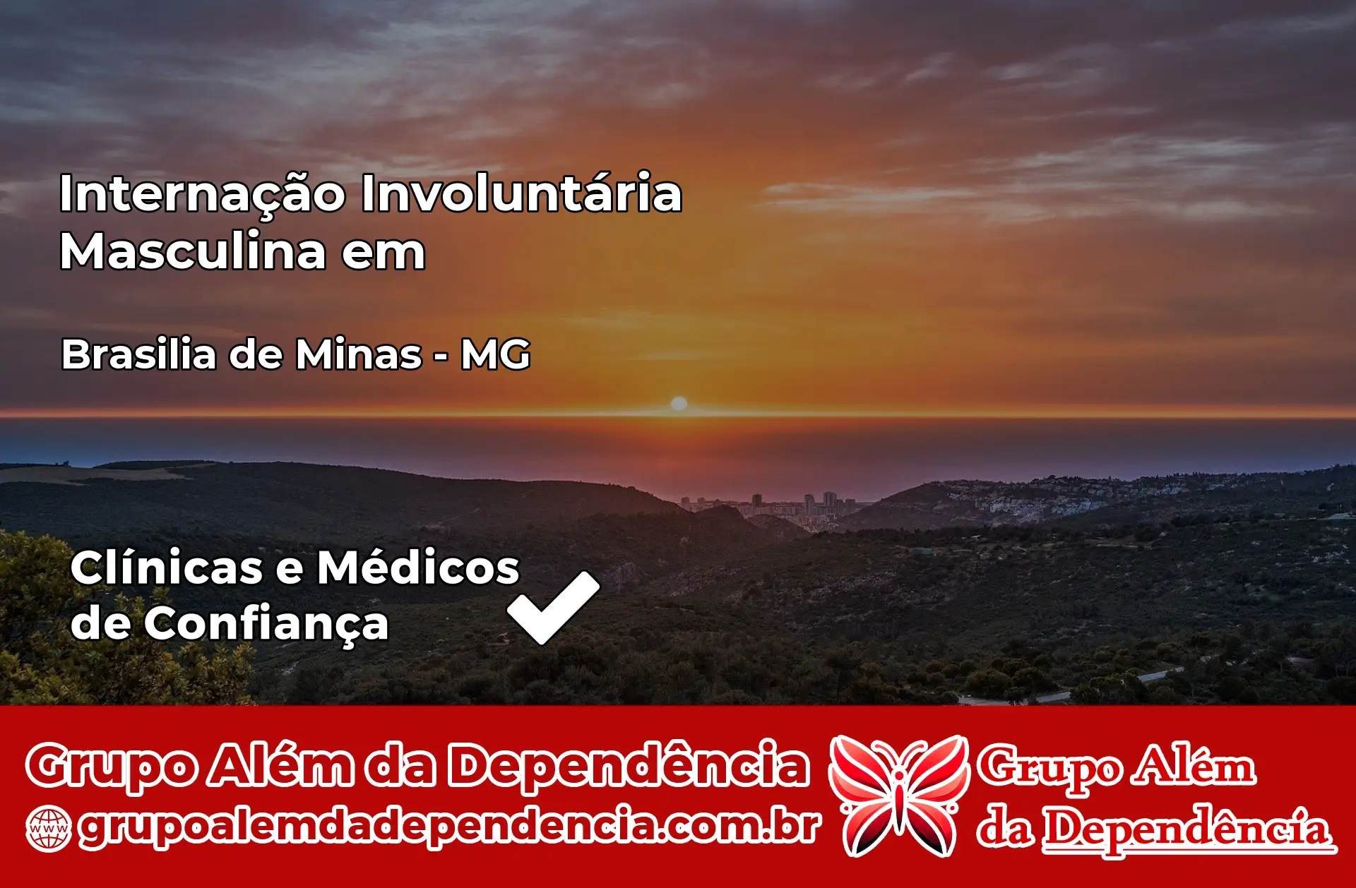 Internação Involuntária Masculina em Brasília de Minas – MG