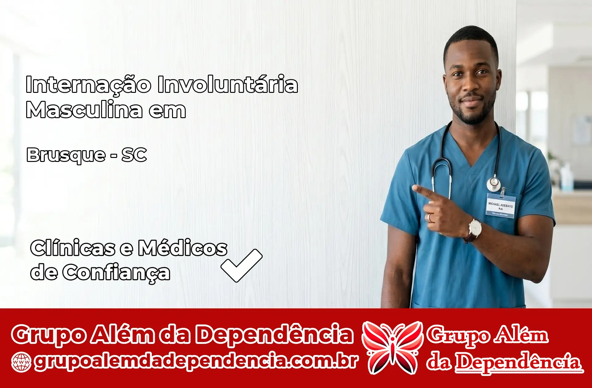 Internação Involuntária Masculina em Brusque – SC