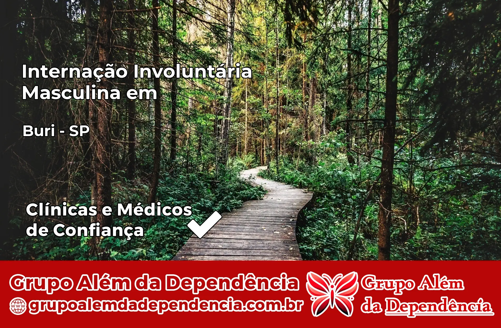 Internação Involuntária Masculina em Buri – SP