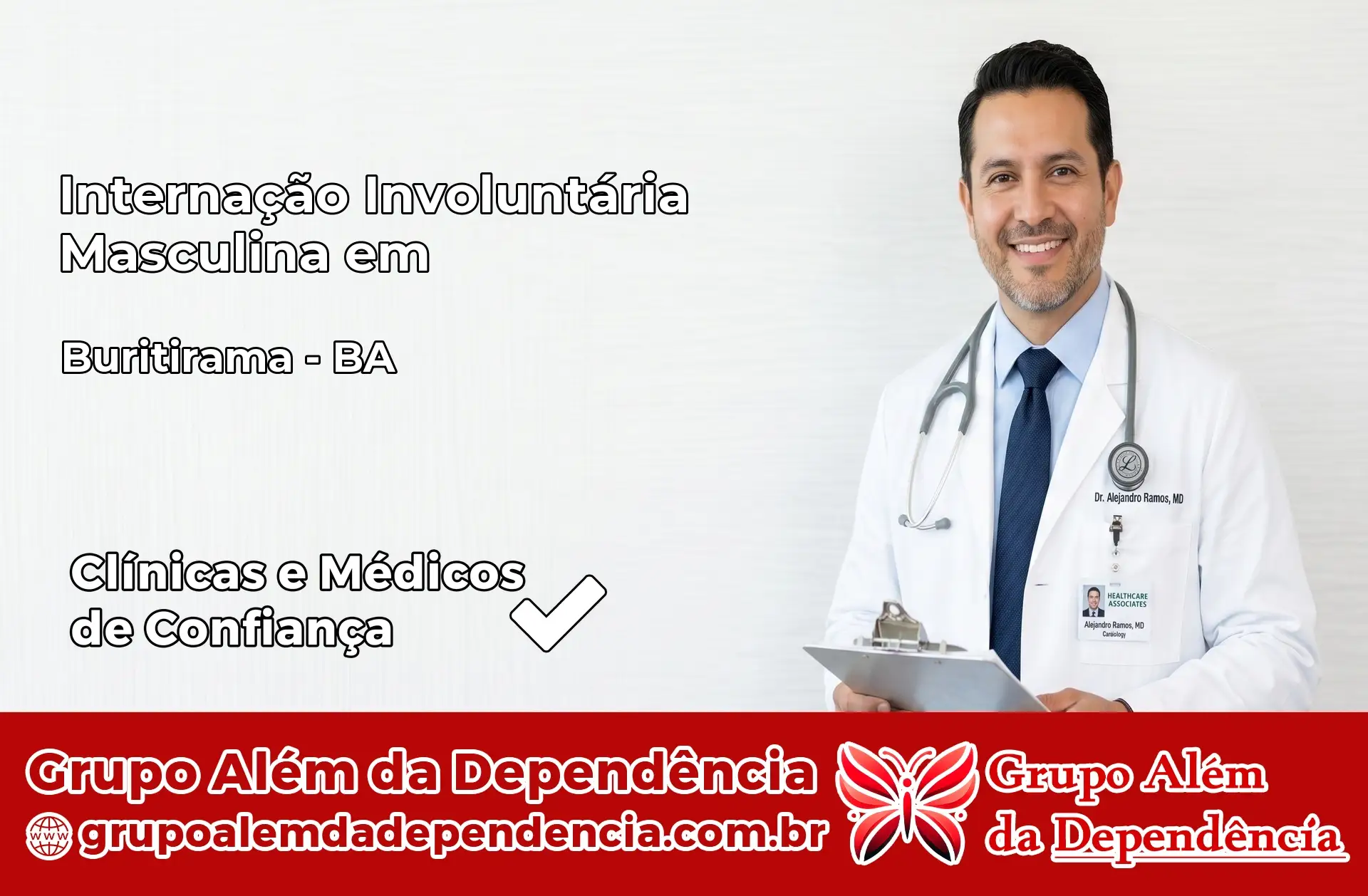 Internação Involuntária Masculina em Buritirama – BA