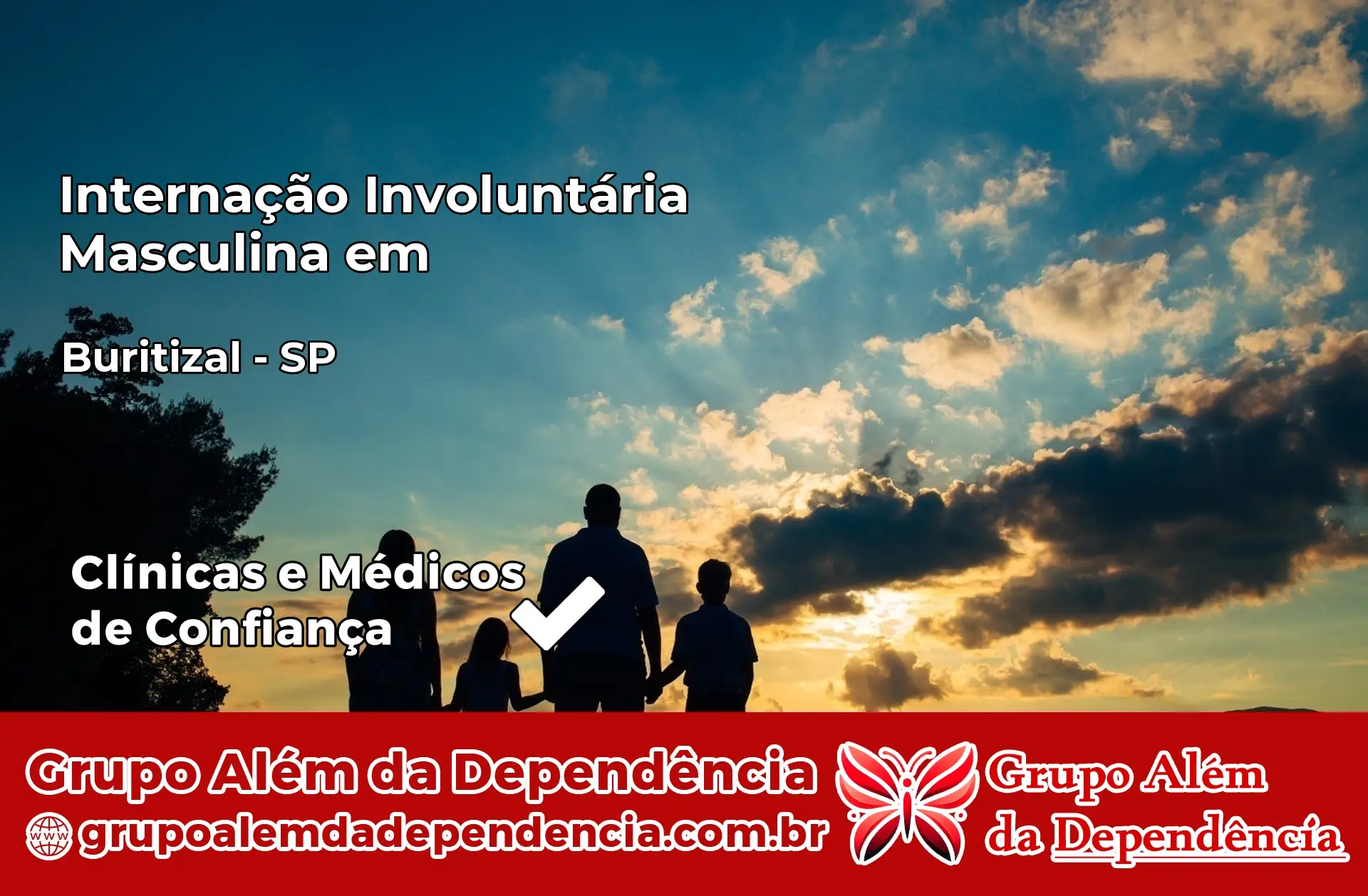 Internação Involuntária Masculina em Buritizal – SP